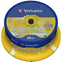 Verbatim 43489 - DVD+RW regrabables (25 Unidades)